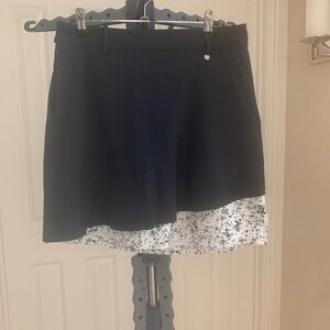 Abacus Navy Blue/White Golf Skort sz 36/6